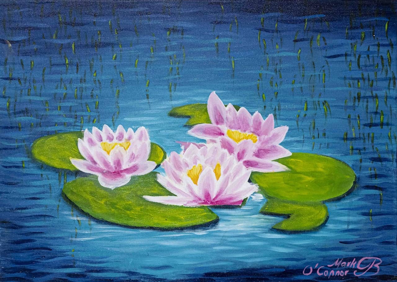 TRÍO DE LILIES ROSADAS